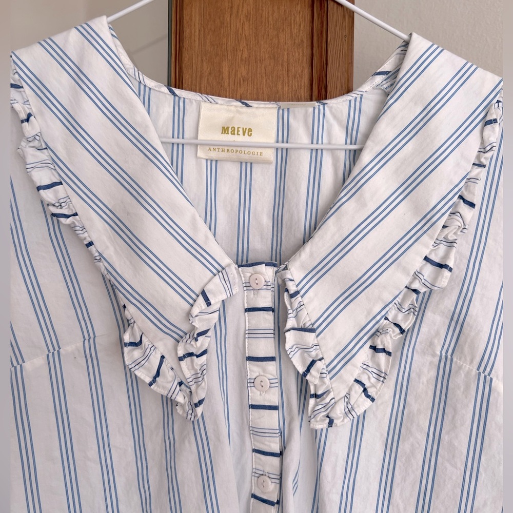 MAEVE big collar blouse US 4